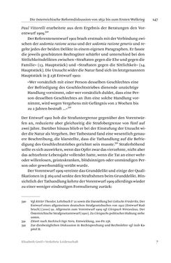 Bild der Seite - 147 - in Verkehrte Leidenschaft - Gleichgeschlechtliche Unzucht im Kontext von Strafrecht und Medizin