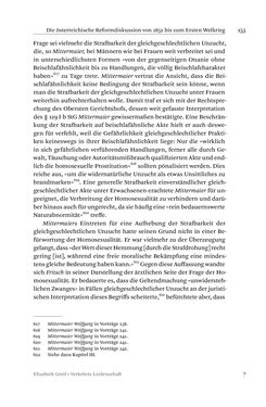 Bild der Seite - 153 - in Verkehrte Leidenschaft - Gleichgeschlechtliche Unzucht im Kontext von Strafrecht und Medizin