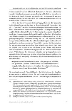 Bild der Seite - 155 - in Verkehrte Leidenschaft - Gleichgeschlechtliche Unzucht im Kontext von Strafrecht und Medizin