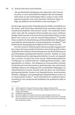 Bild der Seite - 166 - in Verkehrte Leidenschaft - Gleichgeschlechtliche Unzucht im Kontext von Strafrecht und Medizin
