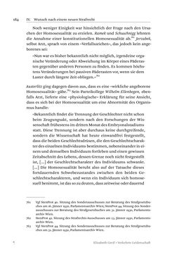 Bild der Seite - 184 - in Verkehrte Leidenschaft - Gleichgeschlechtliche Unzucht im Kontext von Strafrecht und Medizin