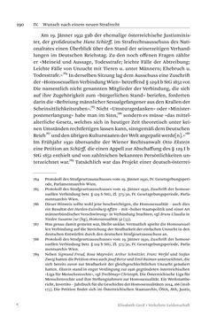 Bild der Seite - 190 - in Verkehrte Leidenschaft - Gleichgeschlechtliche Unzucht im Kontext von Strafrecht und Medizin