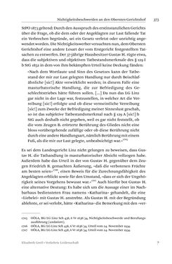 Image of the Page - 373 - in Verkehrte Leidenschaft - Gleichgeschlechtliche Unzucht im Kontext von Strafrecht und Medizin