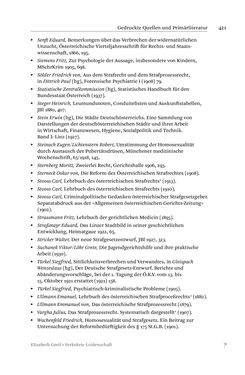 Bild der Seite - 421 - in Verkehrte Leidenschaft - Gleichgeschlechtliche Unzucht im Kontext von Strafrecht und Medizin