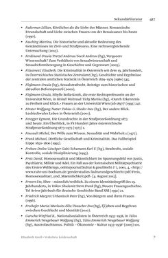 Bild der Seite - 427 - in Verkehrte Leidenschaft - Gleichgeschlechtliche Unzucht im Kontext von Strafrecht und Medizin