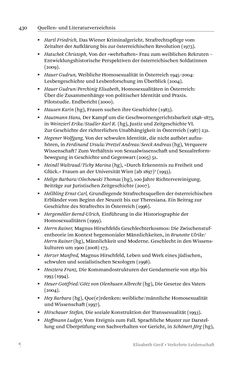 Bild der Seite - 430 - in Verkehrte Leidenschaft - Gleichgeschlechtliche Unzucht im Kontext von Strafrecht und Medizin