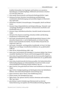 Bild der Seite - 431 - in Verkehrte Leidenschaft - Gleichgeschlechtliche Unzucht im Kontext von Strafrecht und Medizin