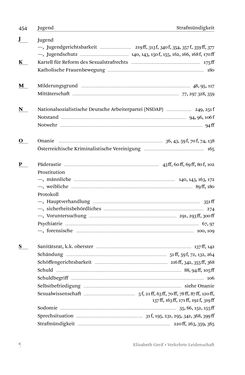 Bild der Seite - 454 - in Verkehrte Leidenschaft - Gleichgeschlechtliche Unzucht im Kontext von Strafrecht und Medizin