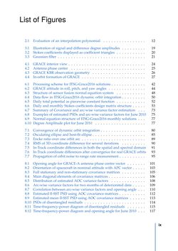 Image of the Page - (000015) - in Contributions to GRACE Gravity Field Recovery - Improvements in Dynamic Orbit Integration, Stochastic Modelling of the Antenna Offset Correction, and Co-Estimation of Satellite Orientations