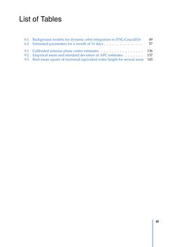 Image of the Page - (000017) - in Contributions to GRACE Gravity Field Recovery - Improvements in Dynamic Orbit Integration, Stochastic Modelling of the Antenna Offset Correction, and Co-Estimation of Satellite Orientations