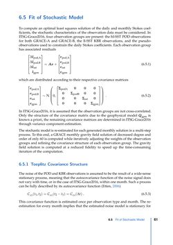 Image of the Page - 61 - in Contributions to GRACE Gravity Field Recovery - Improvements in Dynamic Orbit Integration, Stochastic Modelling of the Antenna Offset Correction, and Co-Estimation of Satellite Orientations