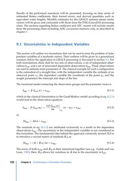 Image of the Page - 120 - in Contributions to GRACE Gravity Field Recovery - Improvements in Dynamic Orbit Integration, Stochastic Modelling of the Antenna Offset Correction, and Co-Estimation of Satellite Orientations