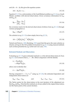 Image of the Page - 122 - in Contributions to GRACE Gravity Field Recovery - Improvements in Dynamic Orbit Integration, Stochastic Modelling of the Antenna Offset Correction, and Co-Estimation of Satellite Orientations