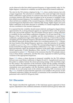Image of the Page - 150 - in Contributions to GRACE Gravity Field Recovery - Improvements in Dynamic Orbit Integration, Stochastic Modelling of the Antenna Offset Correction, and Co-Estimation of Satellite Orientations