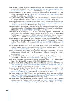 Image of the Page - 162 - in Contributions to GRACE Gravity Field Recovery - Improvements in Dynamic Orbit Integration, Stochastic Modelling of the Antenna Offset Correction, and Co-Estimation of Satellite Orientations