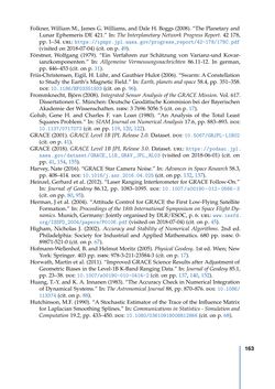 Image of the Page - 163 - in Contributions to GRACE Gravity Field Recovery - Improvements in Dynamic Orbit Integration, Stochastic Modelling of the Antenna Offset Correction, and Co-Estimation of Satellite Orientations