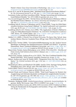 Image of the Page - 165 - in Contributions to GRACE Gravity Field Recovery - Improvements in Dynamic Orbit Integration, Stochastic Modelling of the Antenna Offset Correction, and Co-Estimation of Satellite Orientations
