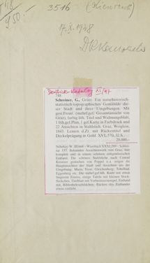 Image of the Page - Vorsatzblatt vorne - in Grätz - Ein naturhistorisch-statistisch-topographisches Gemählde dieser Stadt und ihrer Umgebung