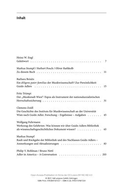 Image of the Page - (000007) - in Guido Adlers Erbe - Restitution und Erinnerung an der Universität Wien