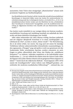 Bild der Seite - 22 - in Guido Adlers Erbe - Restitution und Erinnerung an der Universität Wien