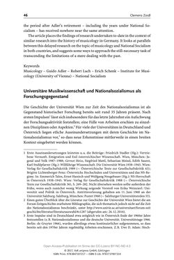 Bild der Seite - 46 - in Guido Adlers Erbe - Restitution und Erinnerung an der Universität Wien