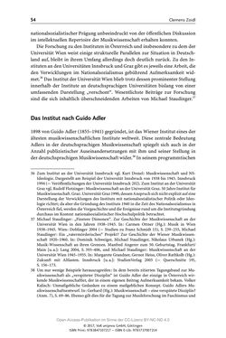 Image of the Page - 54 - in Guido Adlers Erbe - Restitution und Erinnerung an der Universität Wien