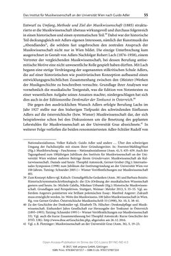 Bild der Seite - 55 - in Guido Adlers Erbe - Restitution und Erinnerung an der Universität Wien