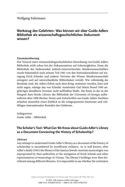 Image of the Page - 65 - in Guido Adlers Erbe - Restitution und Erinnerung an der Universität Wien