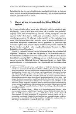 Image of the Page - 67 - in Guido Adlers Erbe - Restitution und Erinnerung an der Universität Wien