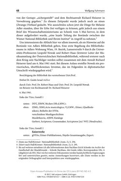 Bild der Seite - 68 - in Guido Adlers Erbe - Restitution und Erinnerung an der Universität Wien