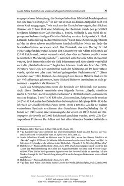 Image of the Page - 71 - in Guido Adlers Erbe - Restitution und Erinnerung an der Universität Wien