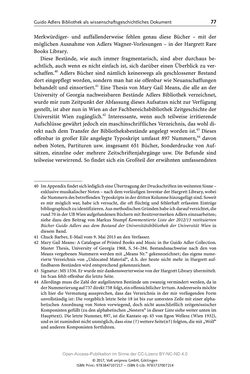 Image of the Page - 77 - in Guido Adlers Erbe - Restitution und Erinnerung an der Universität Wien