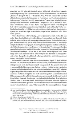 Image of the Page - 79 - in Guido Adlers Erbe - Restitution und Erinnerung an der Universität Wien