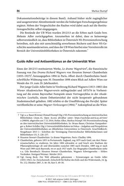 Image of the Page - 86 - in Guido Adlers Erbe - Restitution und Erinnerung an der Universität Wien