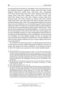 Image of the Page - 90 - in Guido Adlers Erbe - Restitution und Erinnerung an der Universität Wien