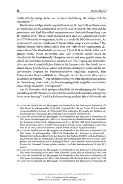 Image of the Page - 98 - in Guido Adlers Erbe - Restitution und Erinnerung an der Universität Wien