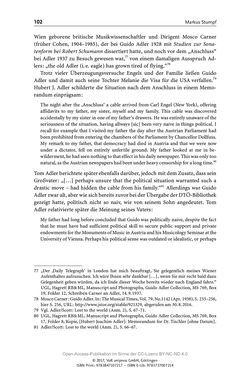 Image of the Page - 102 - in Guido Adlers Erbe - Restitution und Erinnerung an der Universität Wien