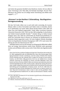 Image of the Page - 114 - in Guido Adlers Erbe - Restitution und Erinnerung an der Universität Wien
