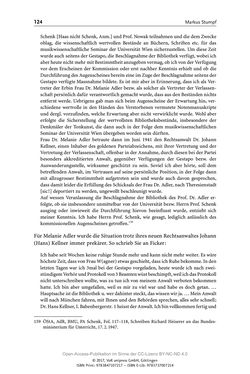 Image of the Page - 124 - in Guido Adlers Erbe - Restitution und Erinnerung an der Universität Wien