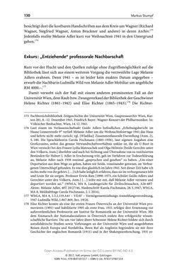 Image of the Page - 130 - in Guido Adlers Erbe - Restitution und Erinnerung an der Universität Wien