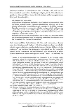 Image of the Page - 131 - in Guido Adlers Erbe - Restitution und Erinnerung an der Universität Wien