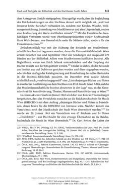 Image of the Page - 145 - in Guido Adlers Erbe - Restitution und Erinnerung an der Universität Wien