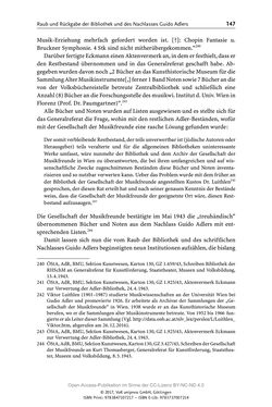 Image of the Page - 147 - in Guido Adlers Erbe - Restitution und Erinnerung an der Universität Wien
