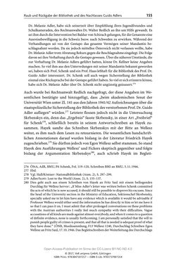 Image of the Page - 155 - in Guido Adlers Erbe - Restitution und Erinnerung an der Universität Wien