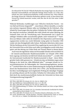 Image of the Page - 160 - in Guido Adlers Erbe - Restitution und Erinnerung an der Universität Wien