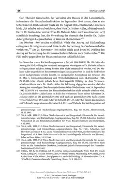 Image of the Page - 166 - in Guido Adlers Erbe - Restitution und Erinnerung an der Universität Wien