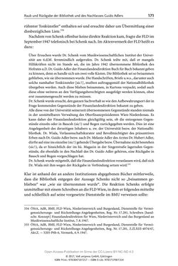 Image of the Page - 171 - in Guido Adlers Erbe - Restitution und Erinnerung an der Universität Wien