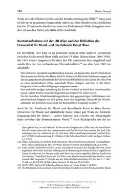 Image of the Page - 174 - in Guido Adlers Erbe - Restitution und Erinnerung an der Universität Wien