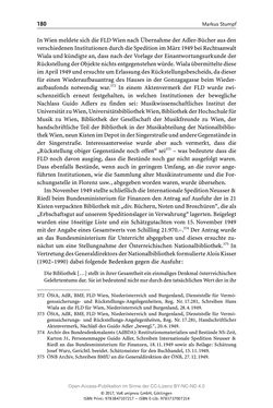 Image of the Page - 180 - in Guido Adlers Erbe - Restitution und Erinnerung an der Universität Wien