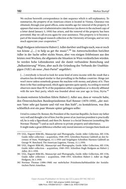 Image of the Page - 182 - in Guido Adlers Erbe - Restitution und Erinnerung an der Universität Wien